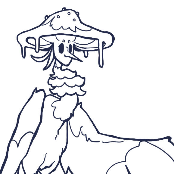 Lineart - Halfbody (Half)